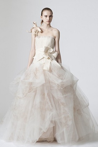 Spring Wedding Dresses Vera Wang 2010